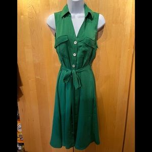 Superfoxx brand green sleeveless dress.  Woman’s size xs.  No tags.